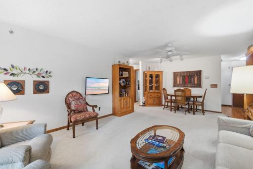 Spacious living/dining area--perfect for entertaining!