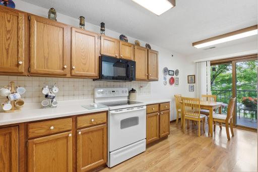 Kitchen also has room for a breakfast nook.