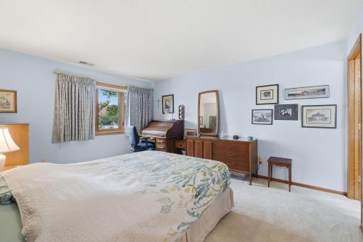 Primary bedroom has southern exposure.