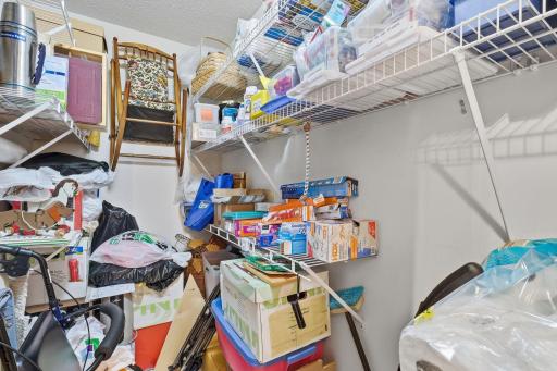 In-unit storage closet
