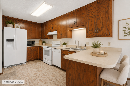 From pancake breakfasts and after-school snacks to holiday baking and dinners with friends, this kitchen is ready for memories to be made! Abundant cabinetry, generous counter space, and breakfast-bar seating make everyday life that much easier.