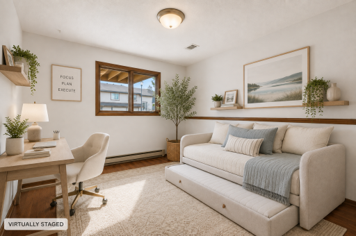 Make this space exactly what you need it to be! Create a quiet work-from-home retreat, welcoming guest room, playroom, hobby space, or cozy den—the possibilities can change right along with you.