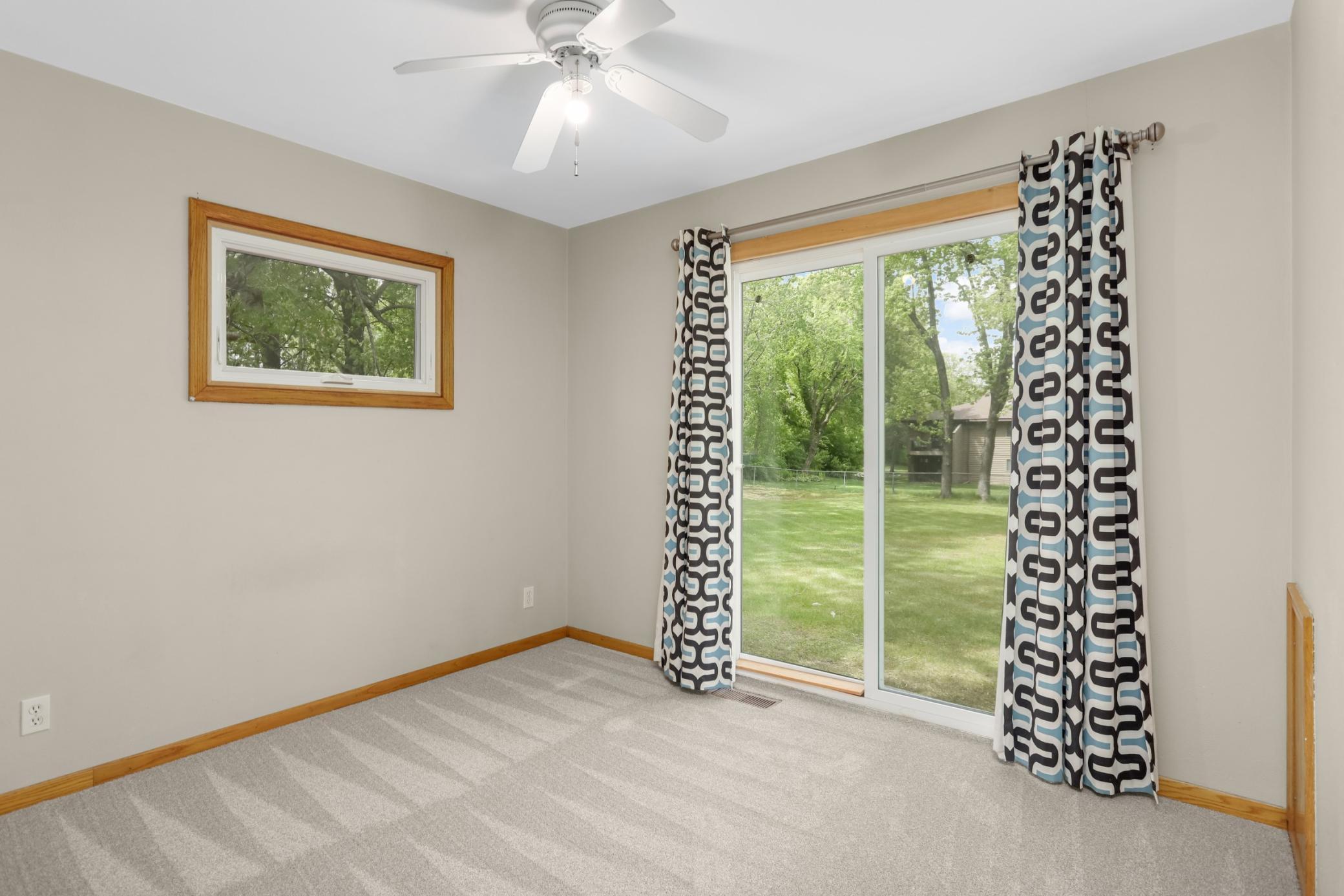 Bedroom with exterior access