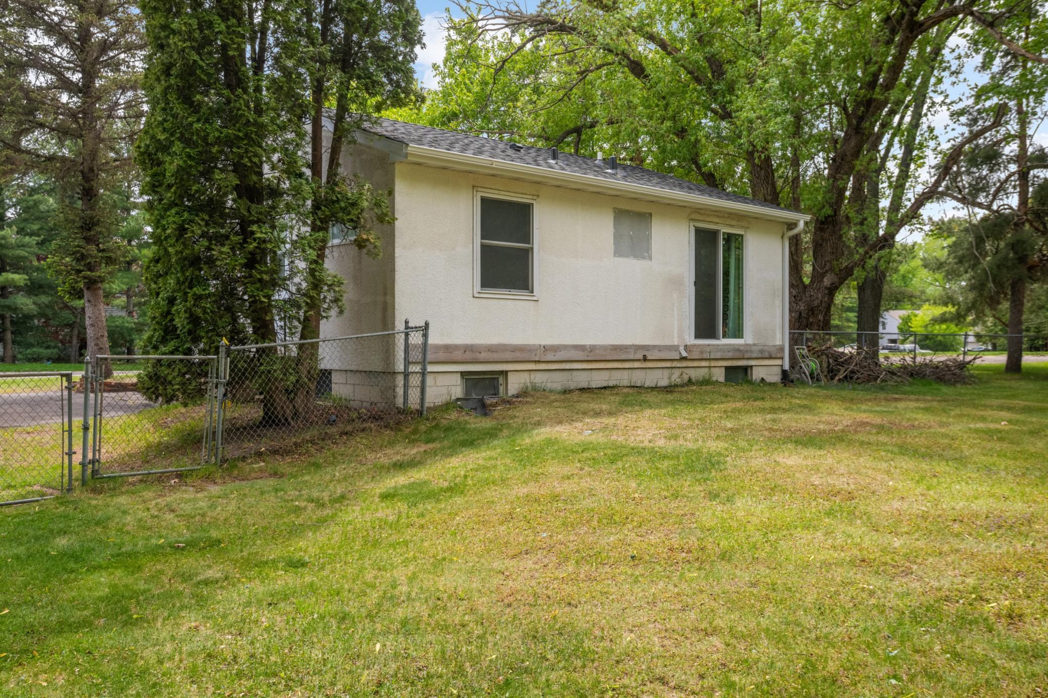 Back of house - open to large yard