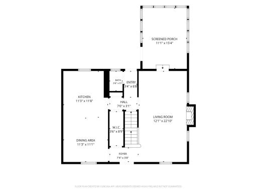 Main level floorplan
