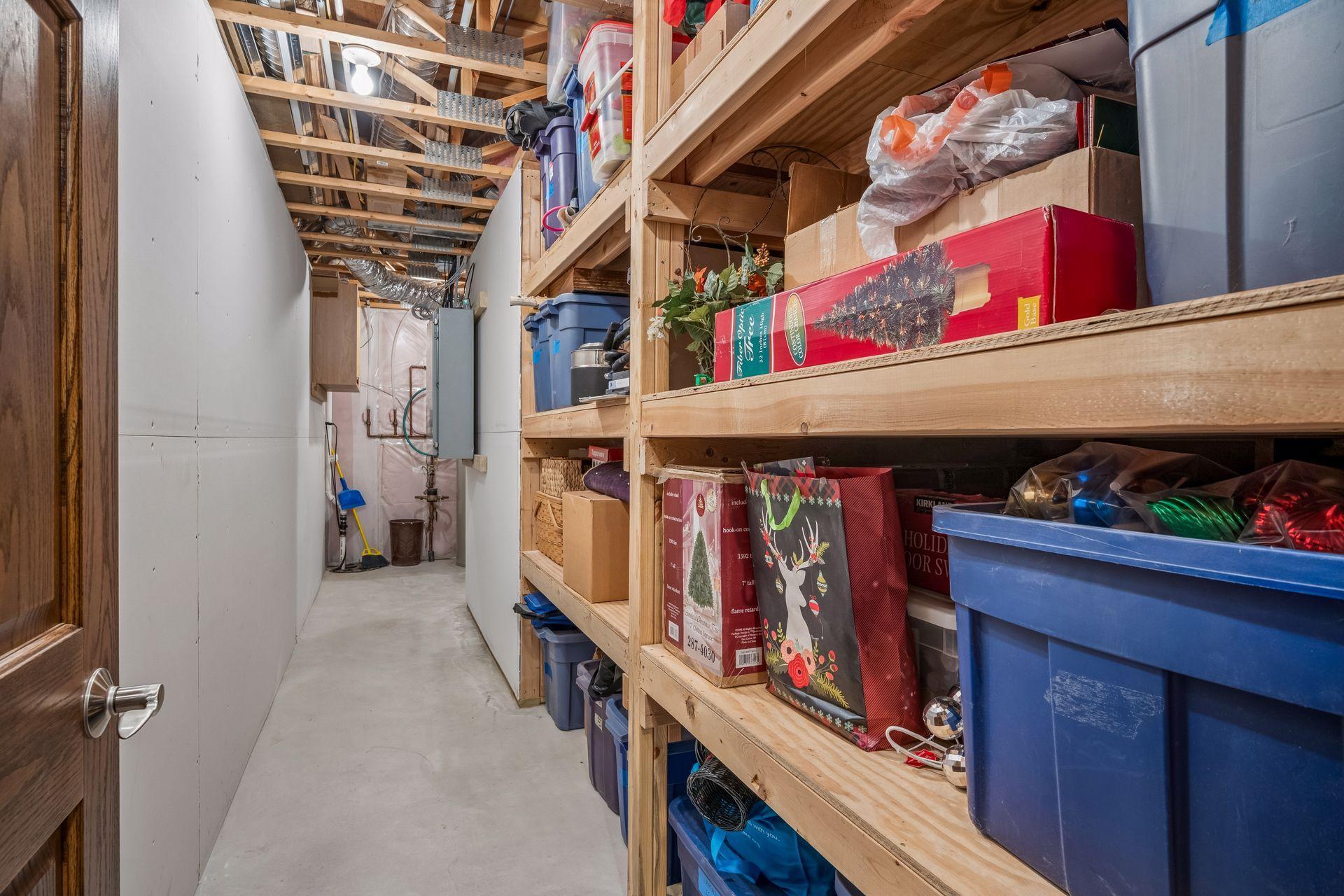 Utility Storage lots of shelving