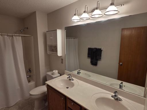 Owners Suite Full Bath with double sinks.