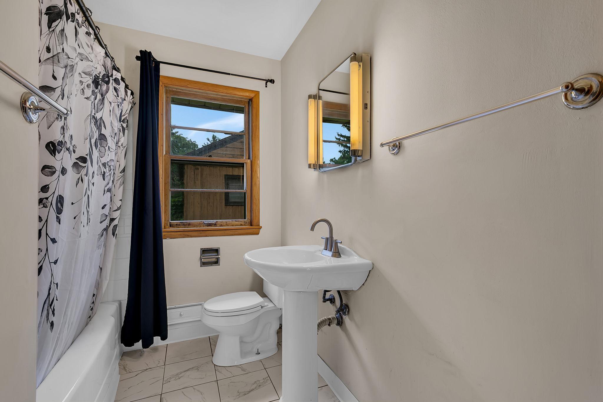 Updated main level bath