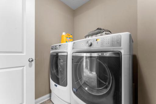 Upper level laundry, where needed.