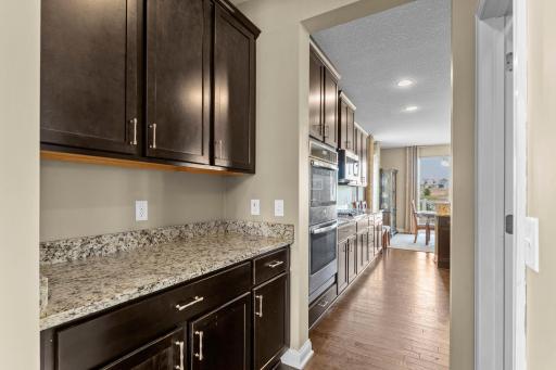 Extra kitchen space, but it's everyday usefulness for small appliances tucked away from the main kitchen