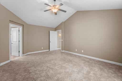Vaulted ceilings in primary, this would be an extra cost in new construction.