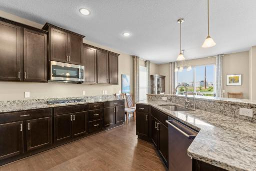 Spacious, open-concept kitchen designed for both everyday living and entertaining.