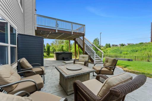 Patio for entertaining or relaxing