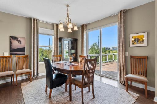 Informal dining leads to outdoor living