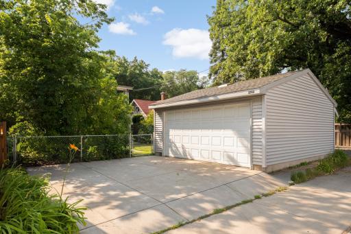 2-car garage built in 2020. *There is not an electric garage door opener.