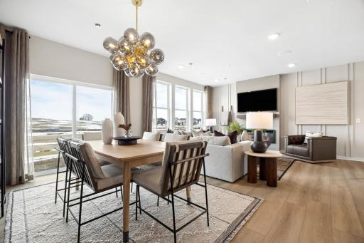 A beautiful space to entertain guests.