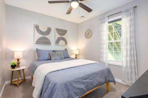Third bedroom in lower level
