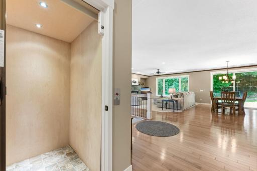 The elevator provides outstanding accessibility when needed or simply a more convenient lifestyle!