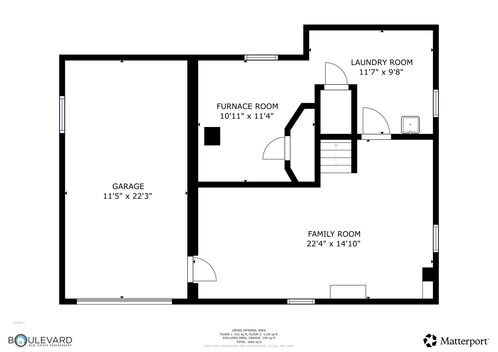 Basement floor plan