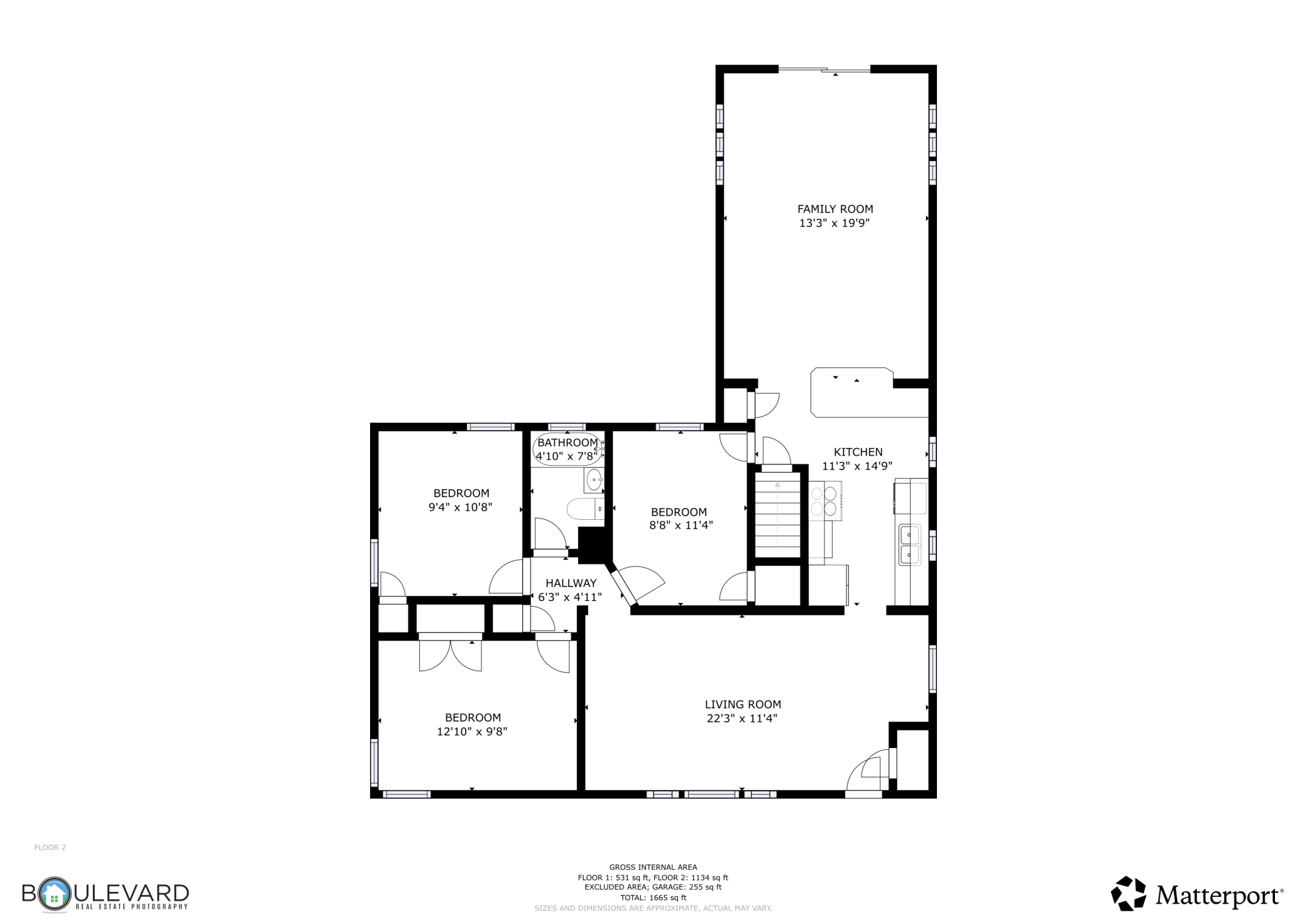 Main level floor plan