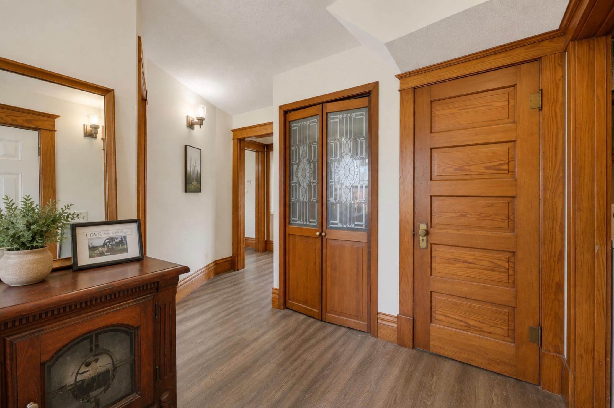Entry from garage