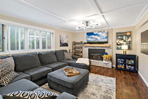Lower level family room.