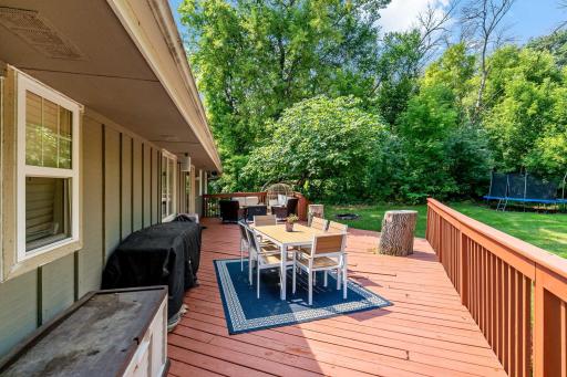 Nice space for outdoor dinners and entertaining.