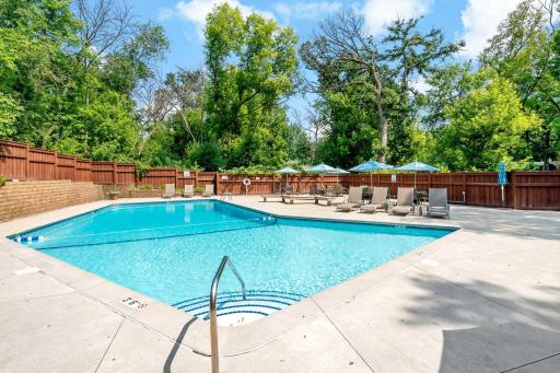Summer fun with your private neighborhood pool!