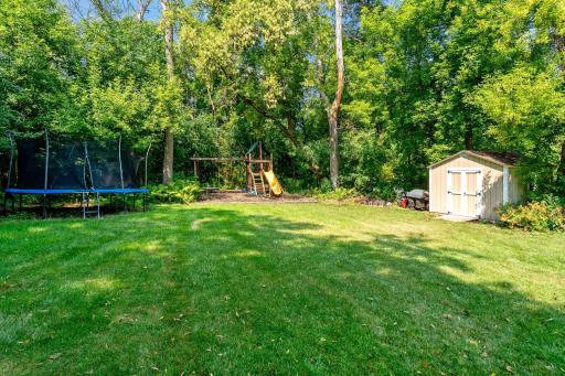 Private backyard.