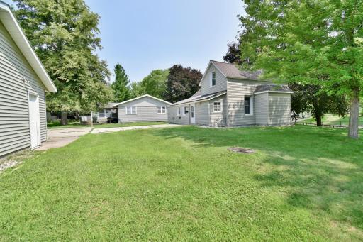 Large level lot for outdoor games or entertaining, perhaps even a garden!
