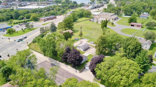 Trees keep your property private and quiet from Bluff St