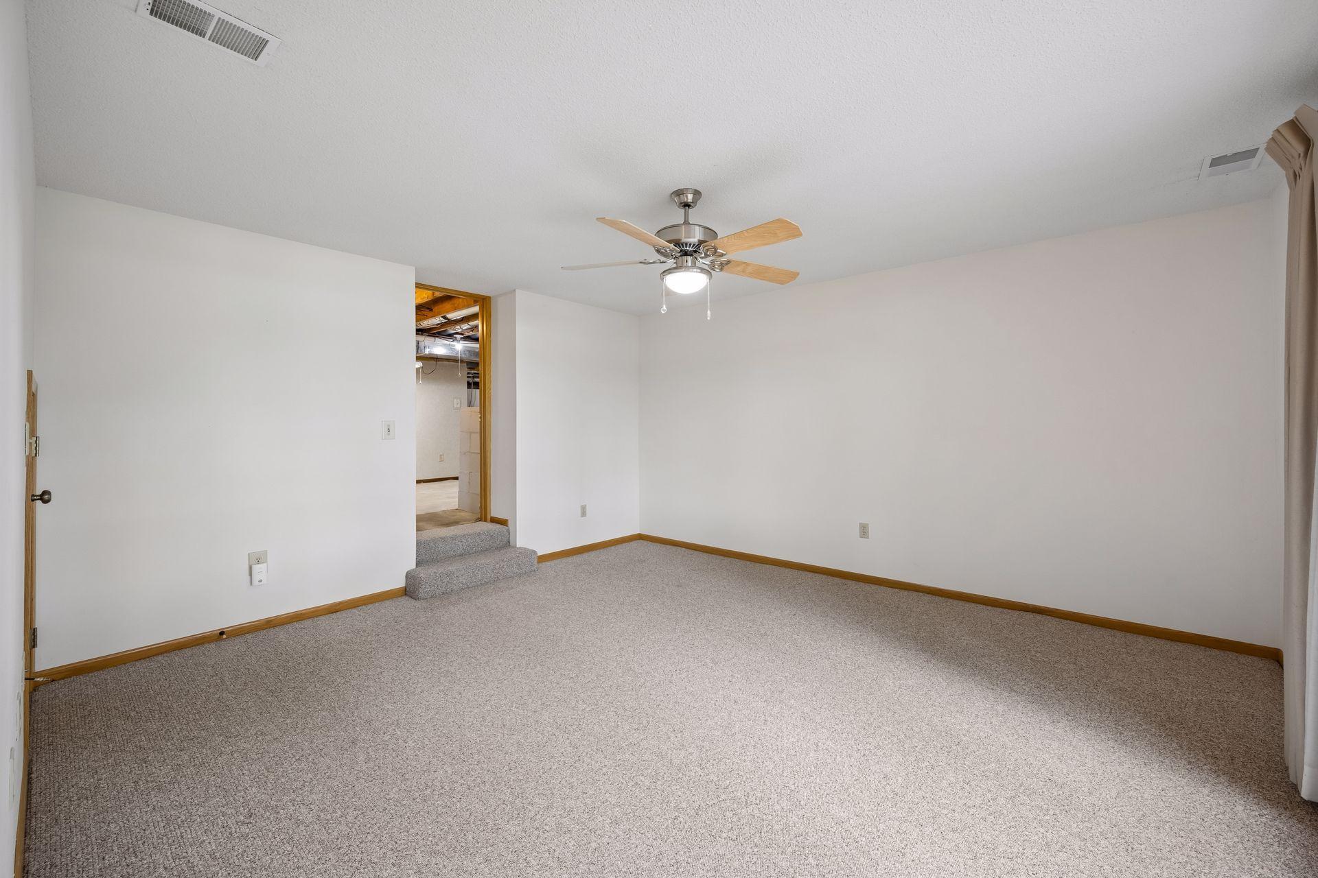 Lower level flex room
