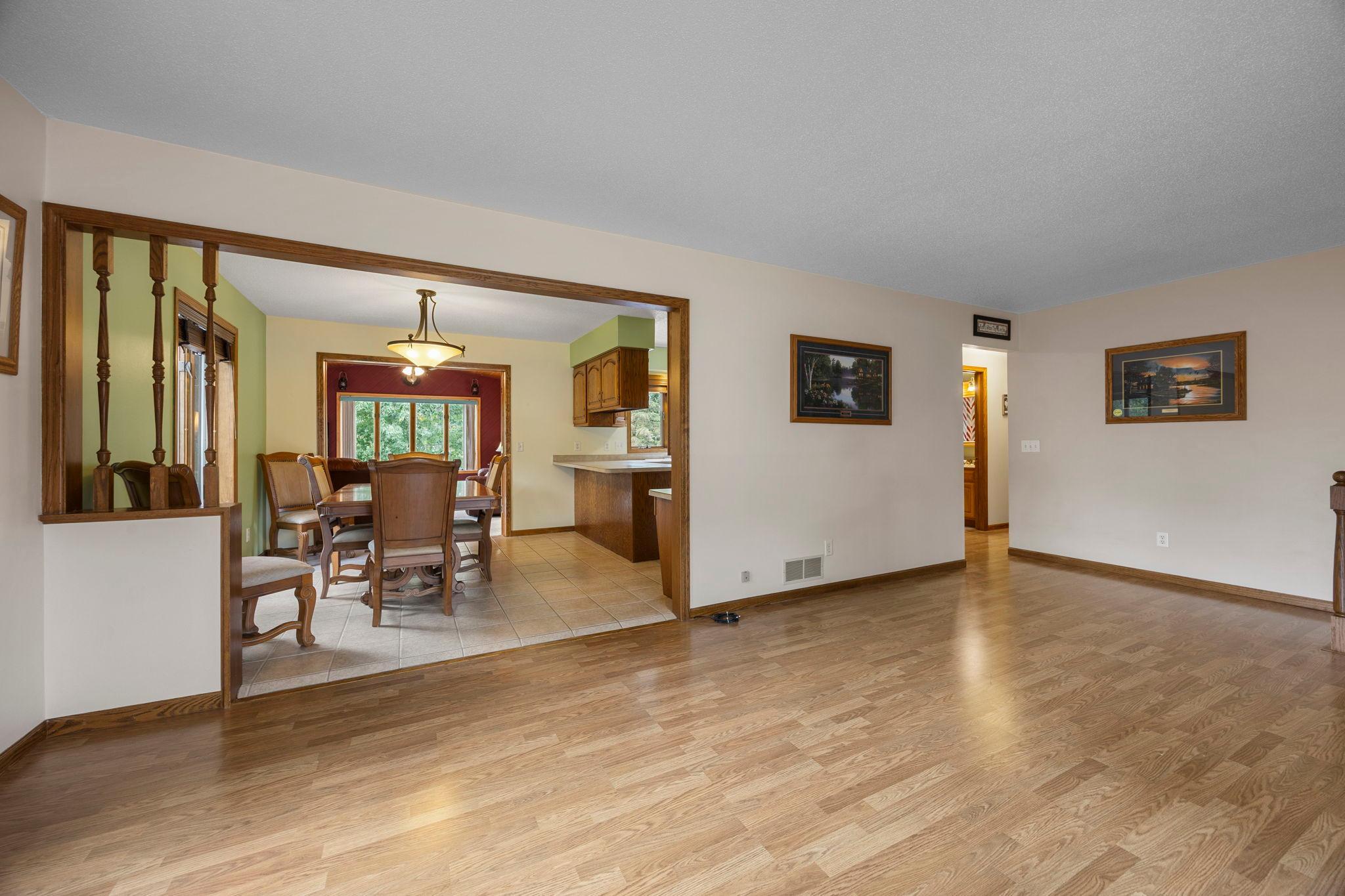 Dining room off of living room