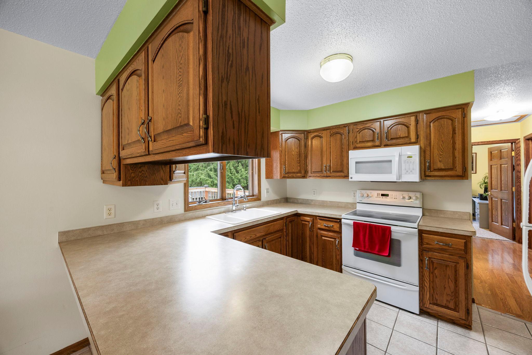 Island Bar with ample counter space