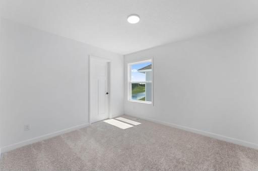 (Photo of a similar home, actual finishes may vary) Offering a total of five bedrooms in the home, there is enough space to meet the needs of growing households.