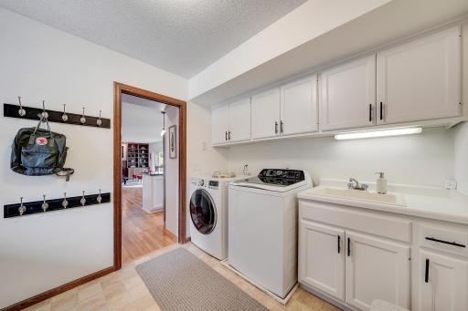 Main floor laundry w/ laundry chute