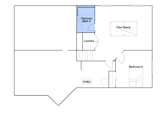 Alden II lower level floorplan