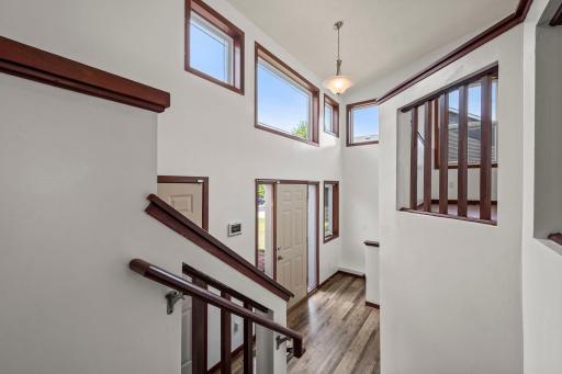 The vaulted ceilings and abundant windows are a great feature of this home.