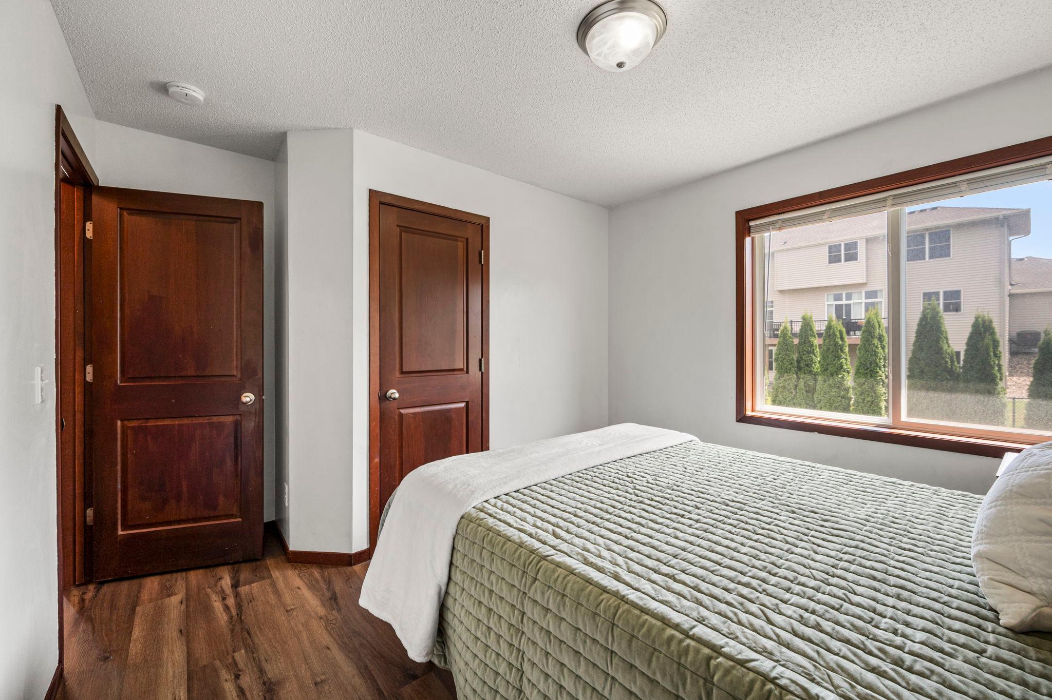 This home has quality finishes. Solid wood trim and solid wood paneled doors throughout.