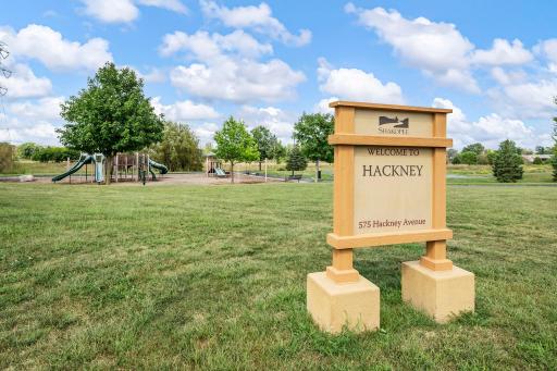 The home faces the green space of Hackney Park. This gives it the best of both worlds. No neighbors and no visibility to playground. Just beautiful green place to look out at.