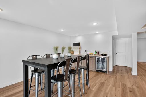 Walkout Level Party Room to Bar