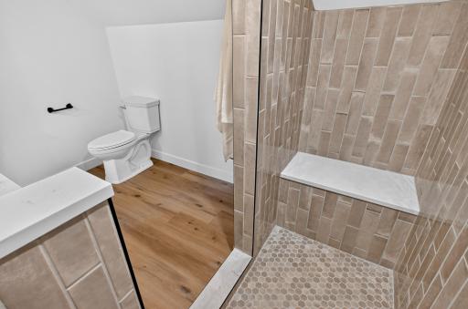 Custom Shower with Seat