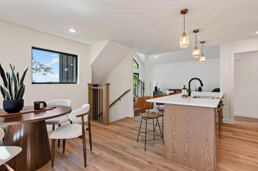 Dining to Kitchen/Living