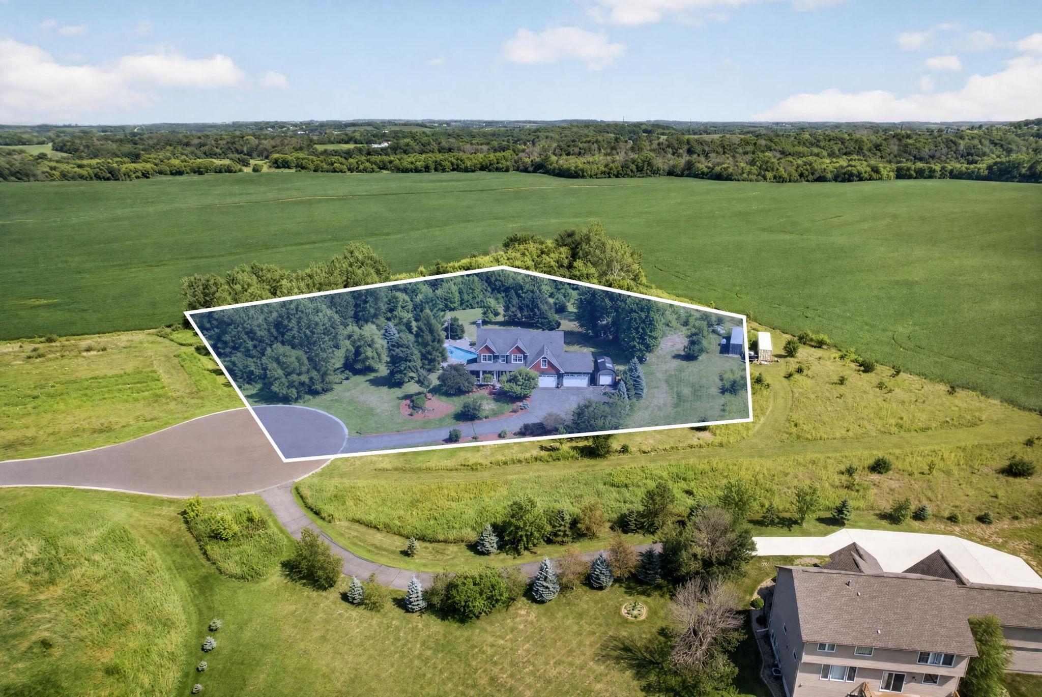 Main 2.6 acre parcel the home sits on. Seller would offer separately for a lower price.