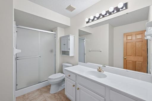 Lower level bath