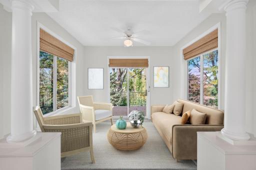 8808 Preserve Trail Sun Room Virtually Staged Sun room