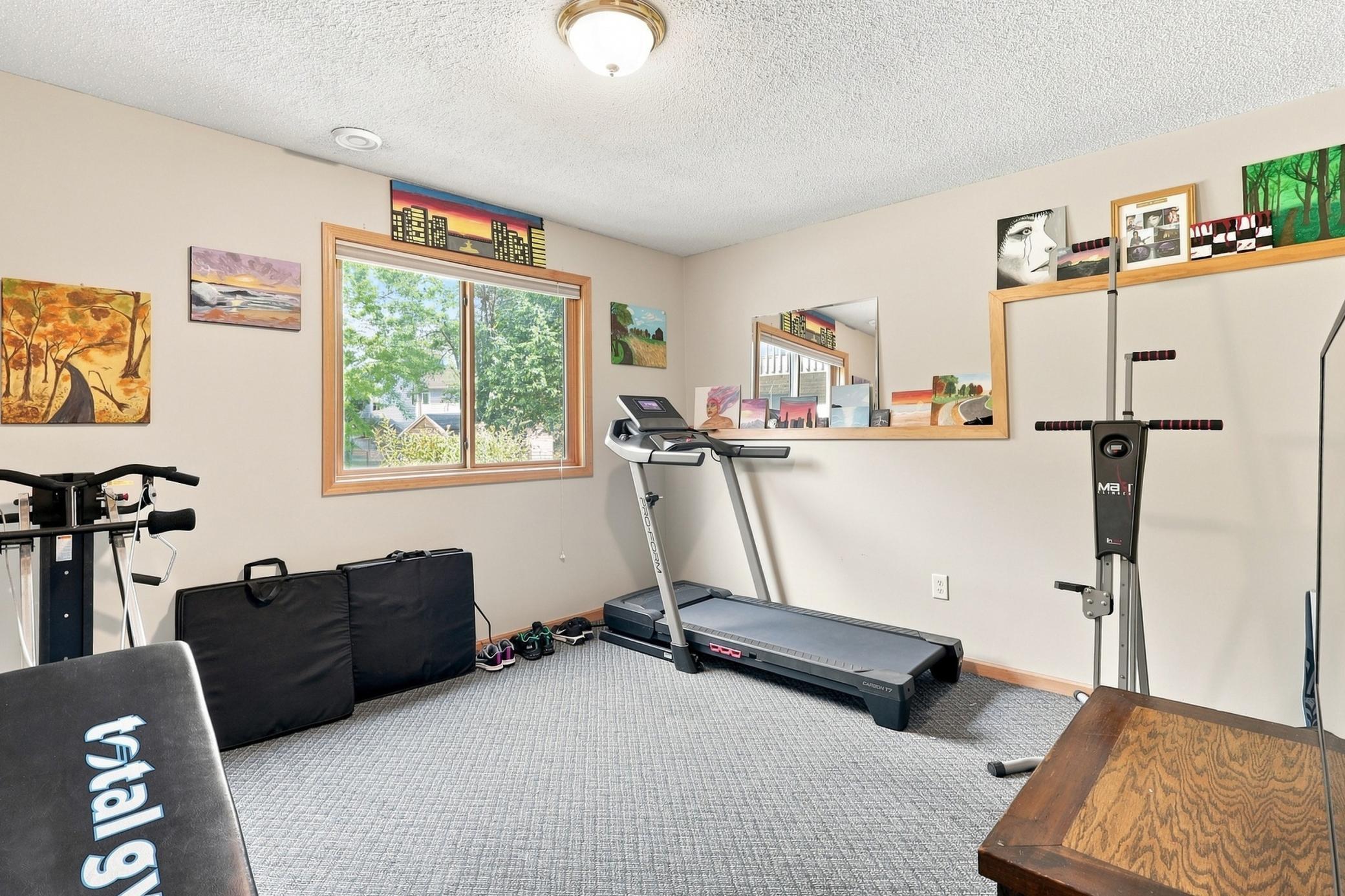 Lower level bedroom