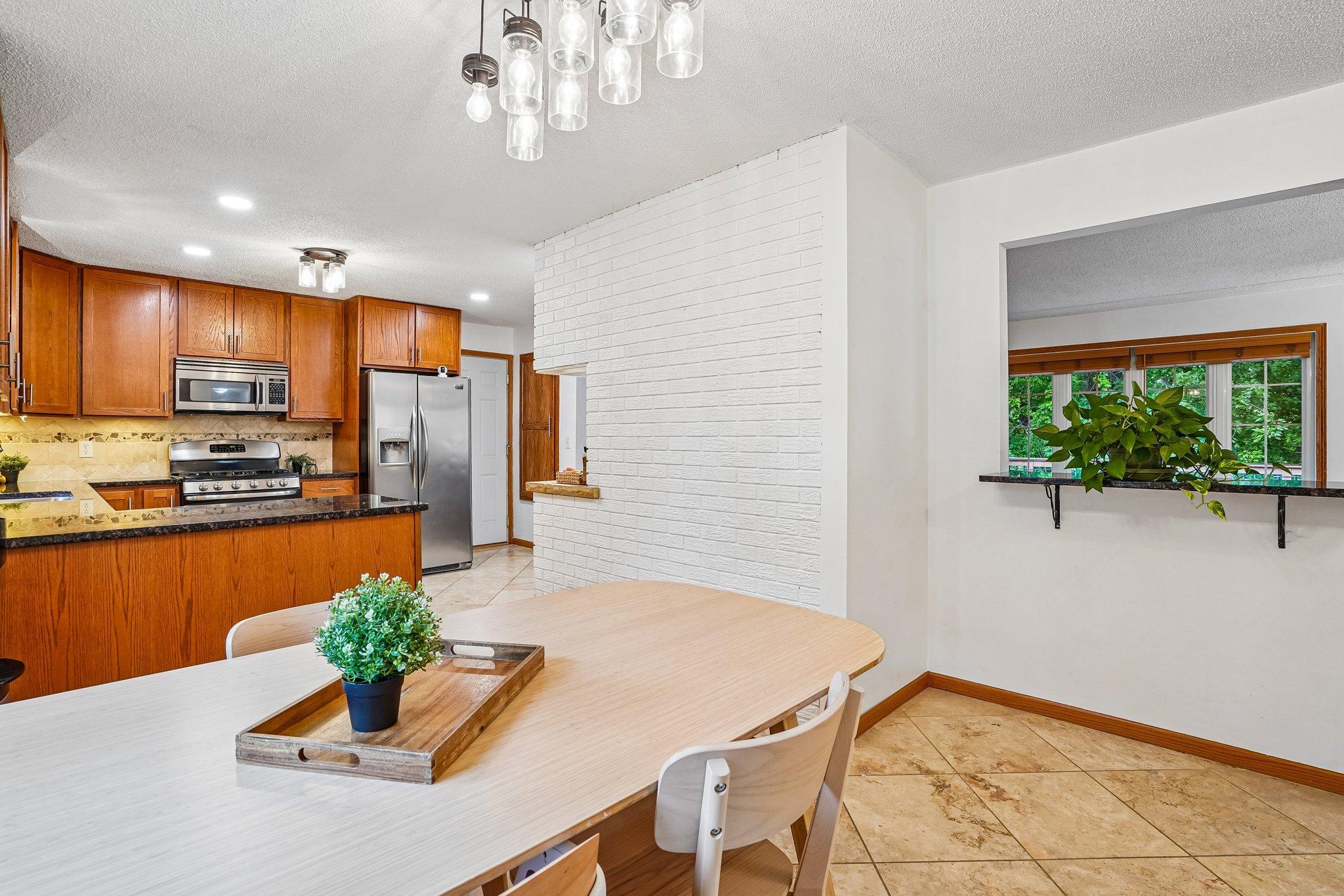 Spacious Dining/Kitchen area