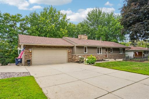 Oversized Double Garage and concrete driveway is in great shape!