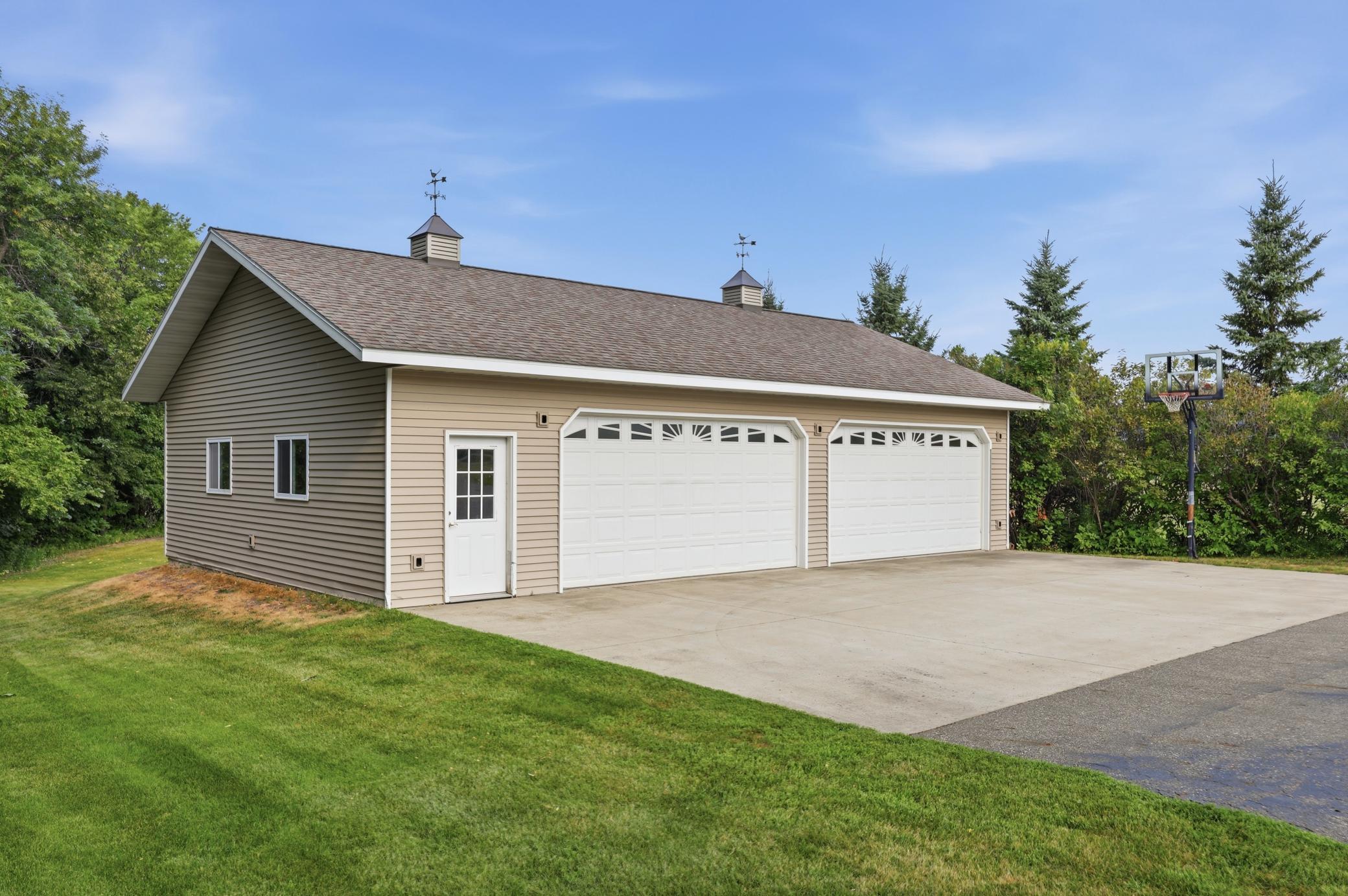 PLUS 4 stall detached garage